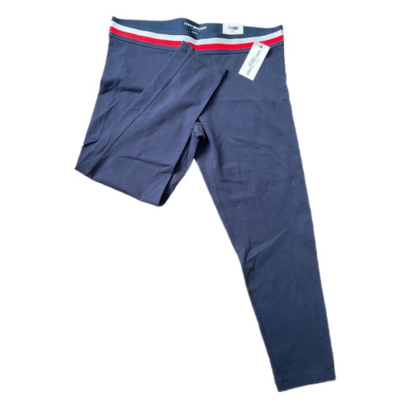 Tommy Hilfiger Sport Striped-Waist 7/8-Length Pants - Picture 3 of 5
